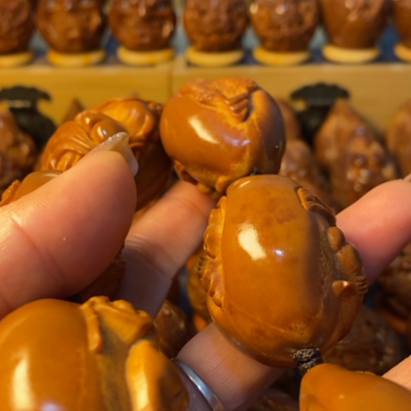 【闪购商品】橄榄核手串/手链知**乐精品核雕