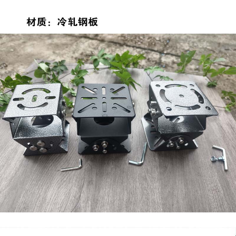 大中鸭嘴支架铝合金鸭嘴加厚不锈钢万向节监控摄像机探头横杆立杆