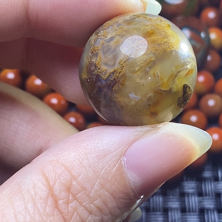 @***雪玛瑙/玉髓未镶嵌颈饰