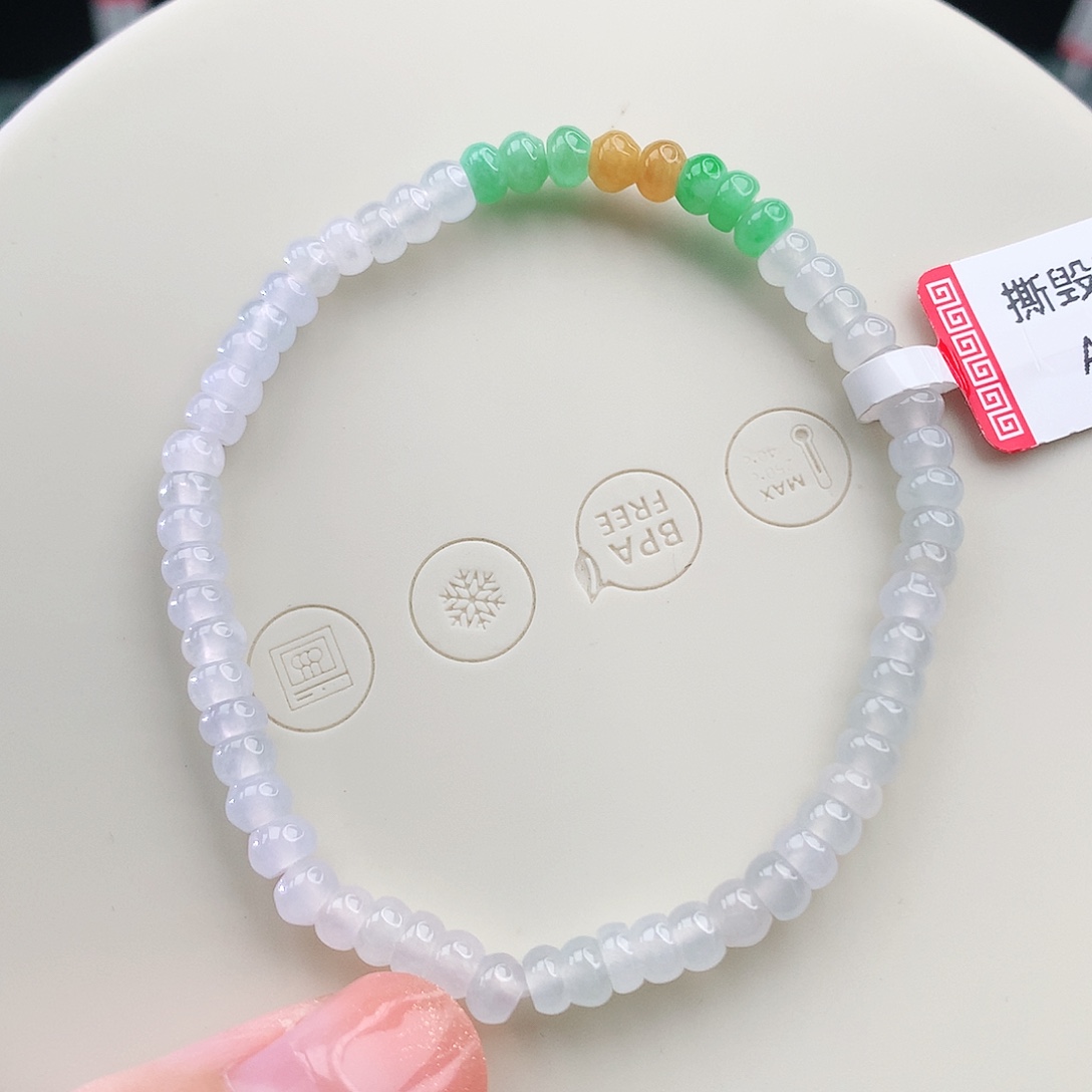 未镶嵌手链翡翠翡翠
