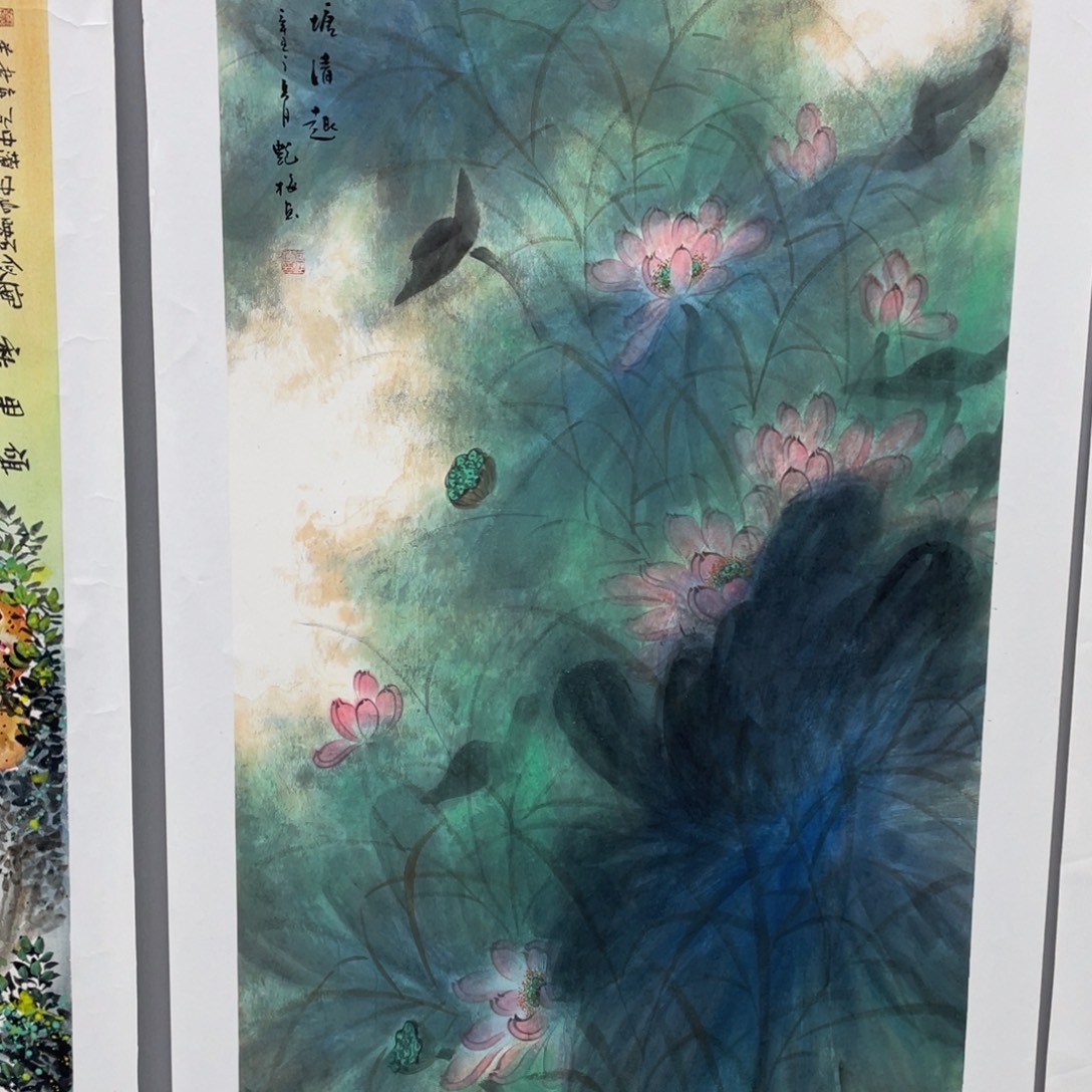 蔚***风国画国画作品欣赏一下