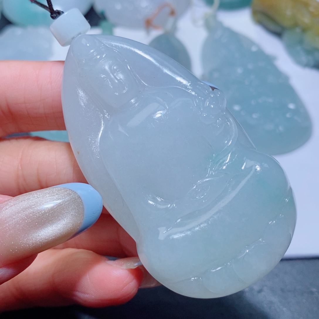 风***我定制翡翠未镶嵌定制毛货翡翠挂件