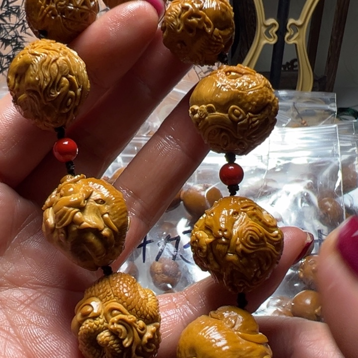 手串/手链橄榄核爱****弟十大兽