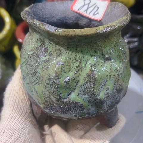 粗陶花盆手工花盆制作
