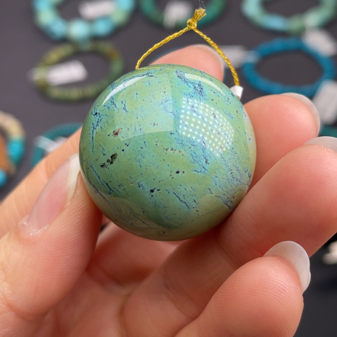 未镶嵌绿松石珠宝奇石