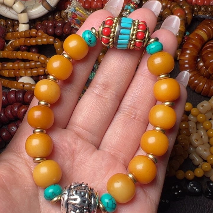 琉璃/树脂/塑料类单圈 手串 