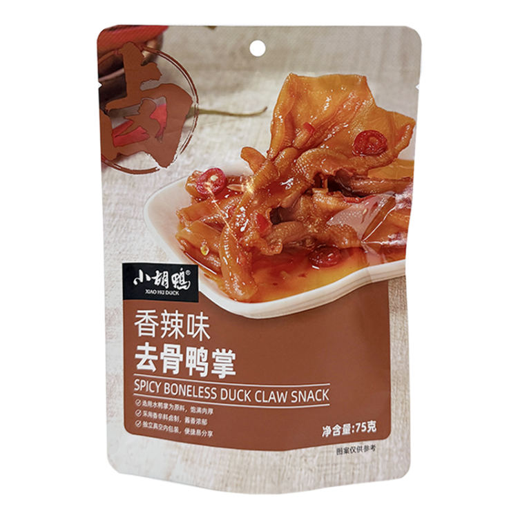 小胡鸭 香辣味去骨鸭掌75g/袋