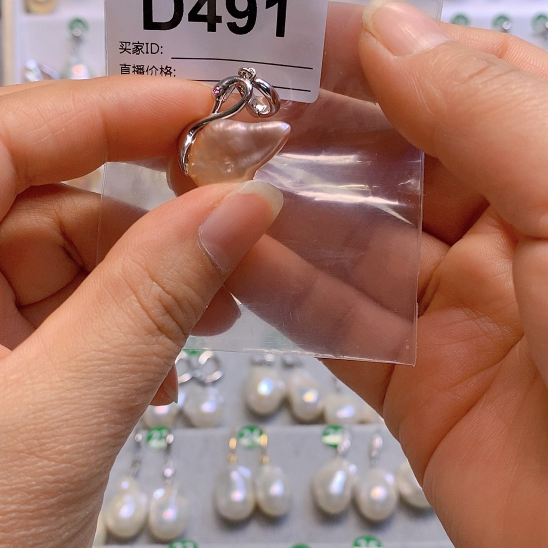 淡水珍珠颈饰银S925镶嵌