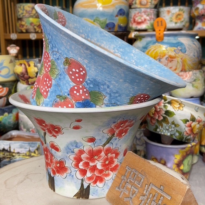 红陶景德镇艺术手绘作品