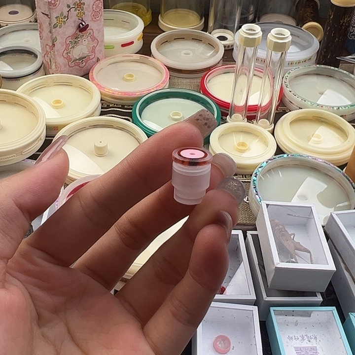 用***30.98透明水塔带皮垫双面胶送针管