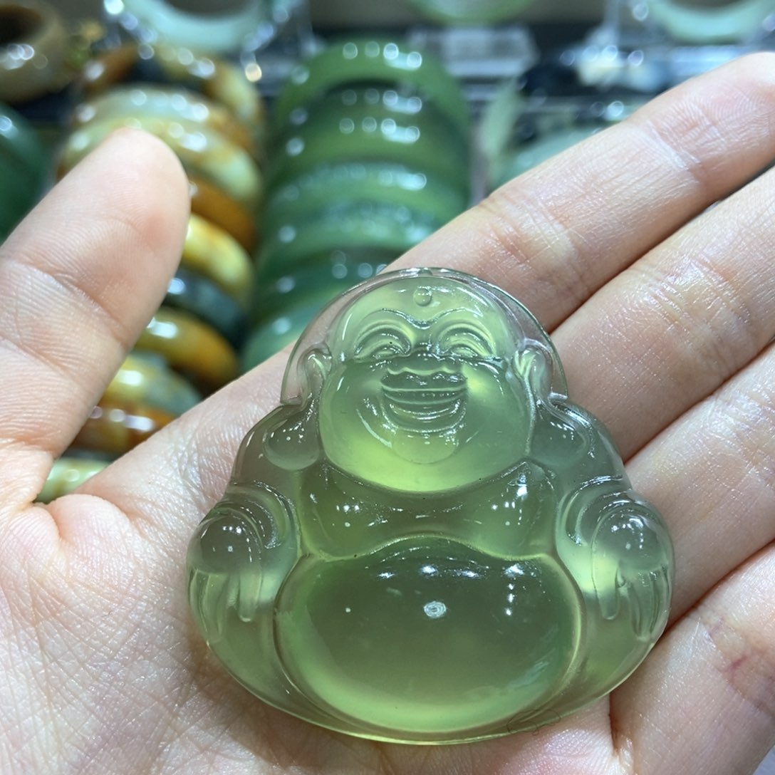 蛇纹石玉未镶嵌手镯有棉有结构