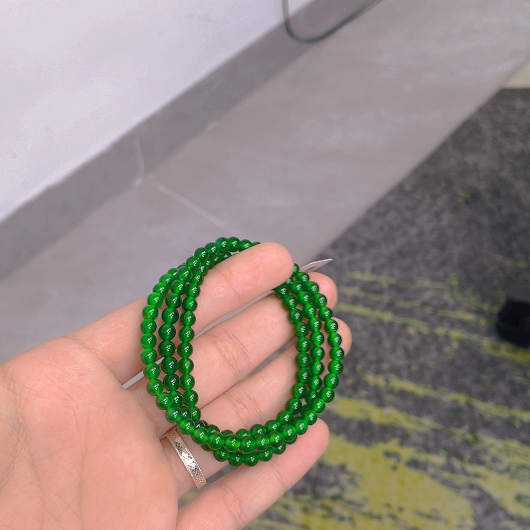 翡翠未镶嵌项链卡5