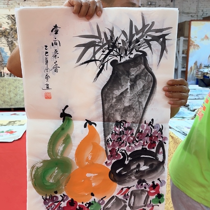 国画国画作品手绘