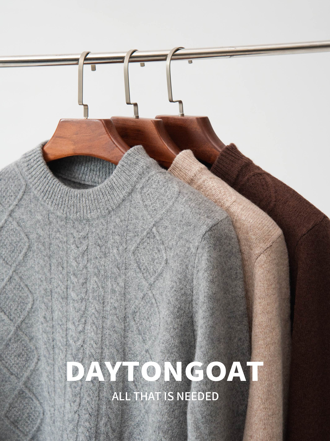 【100%绵羊毛】菱格提花纯羊毛男士圆领基础百搭套头针织衫打底毛衣