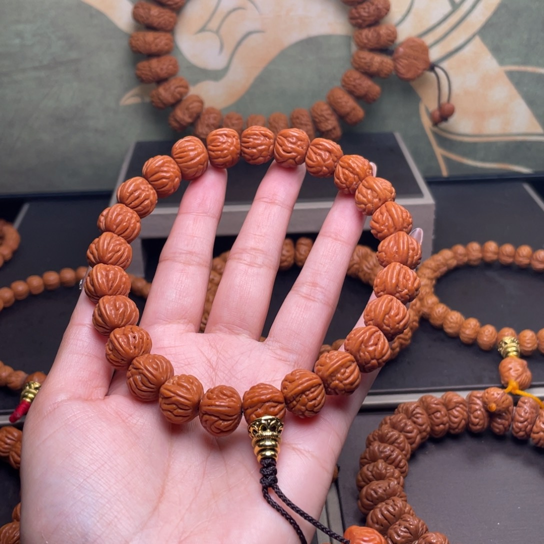 福***量吊坠桃核14红魔爆肚