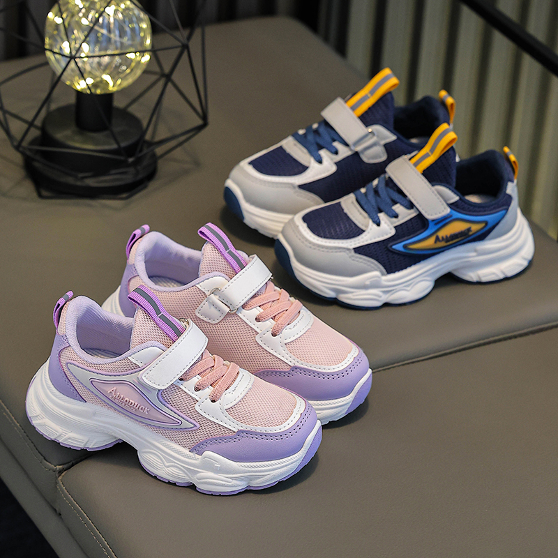 男女童老爹鞋2024秋冬新款百搭轻便儿童运动鞋女童防滑软底跑步备