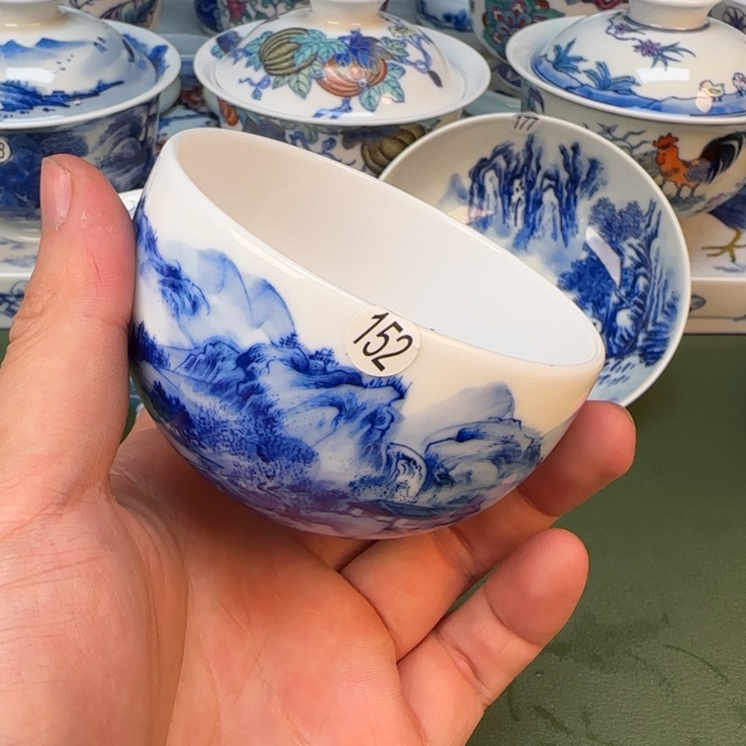 彦祖纯手工手绘茶具152