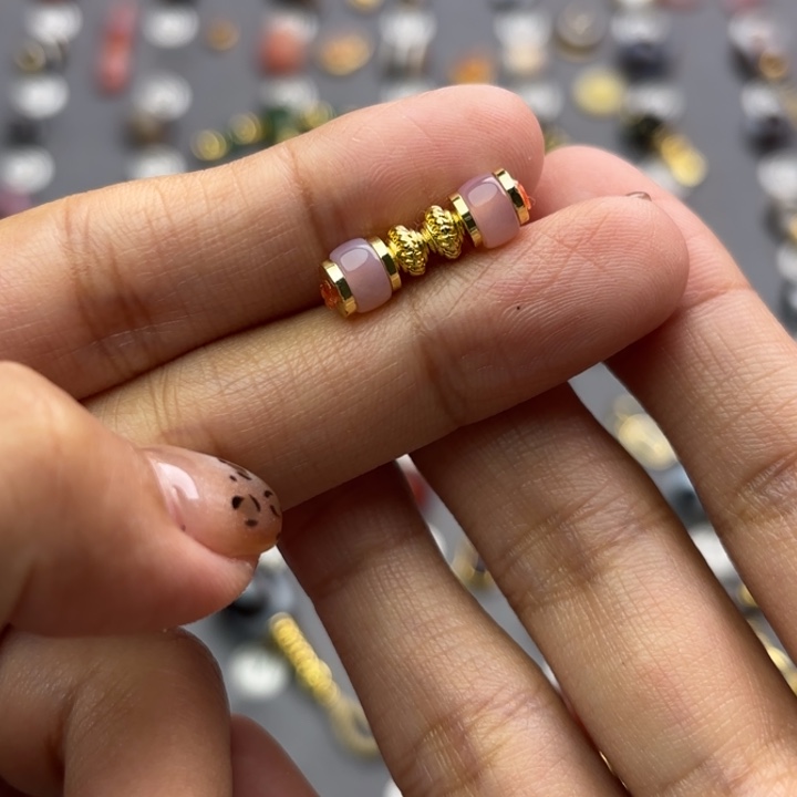 玛瑙/玉髓未镶嵌文玩配饰万向轴