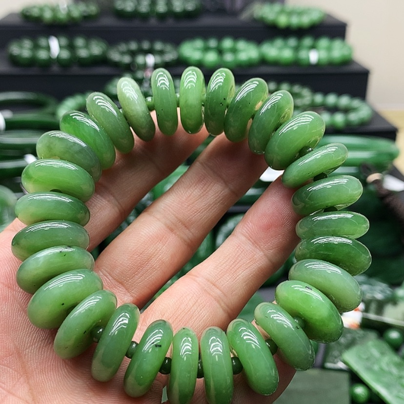 【闪购商品】和田玉（碧玉）手链未镶嵌