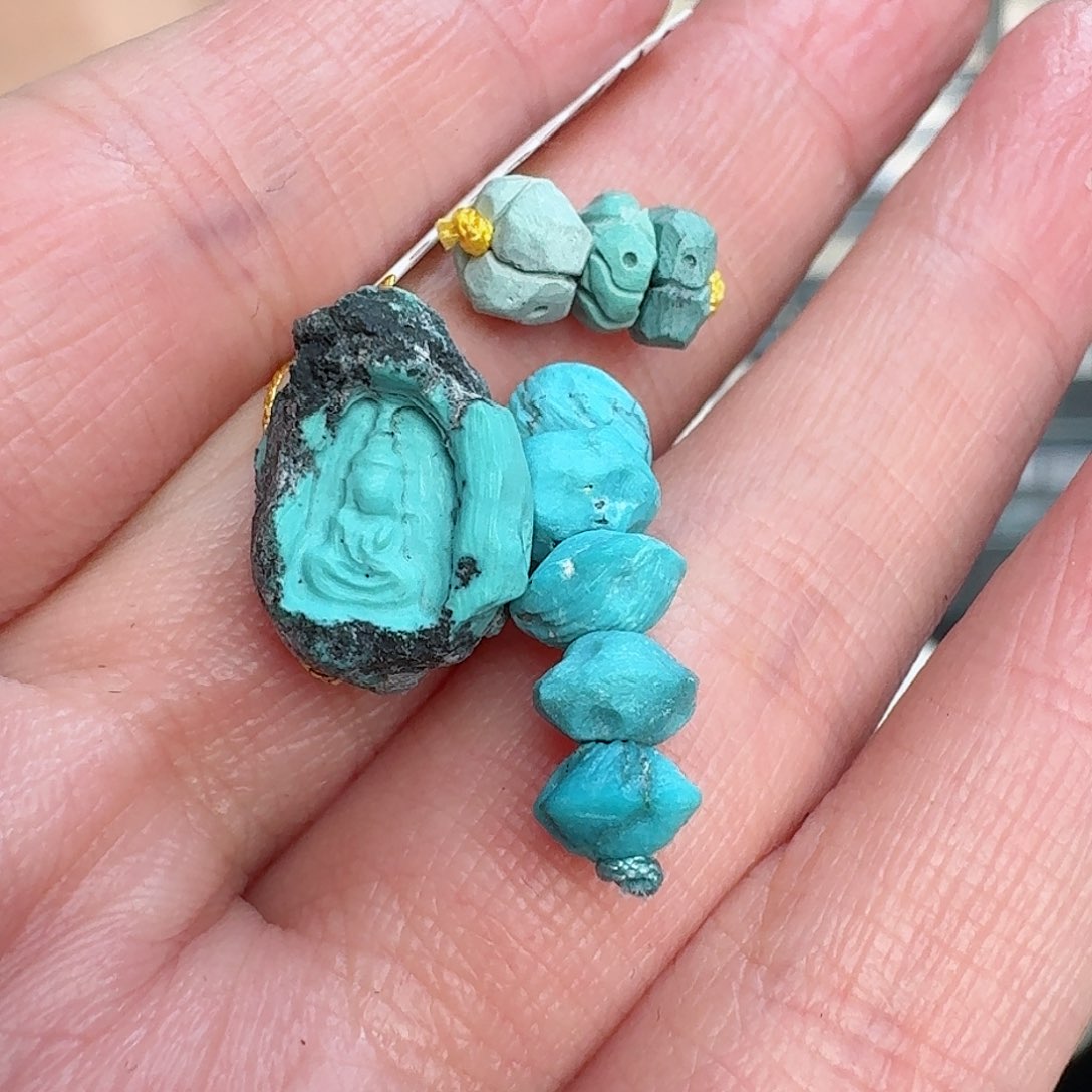 绿松石珠宝奇石未镶嵌