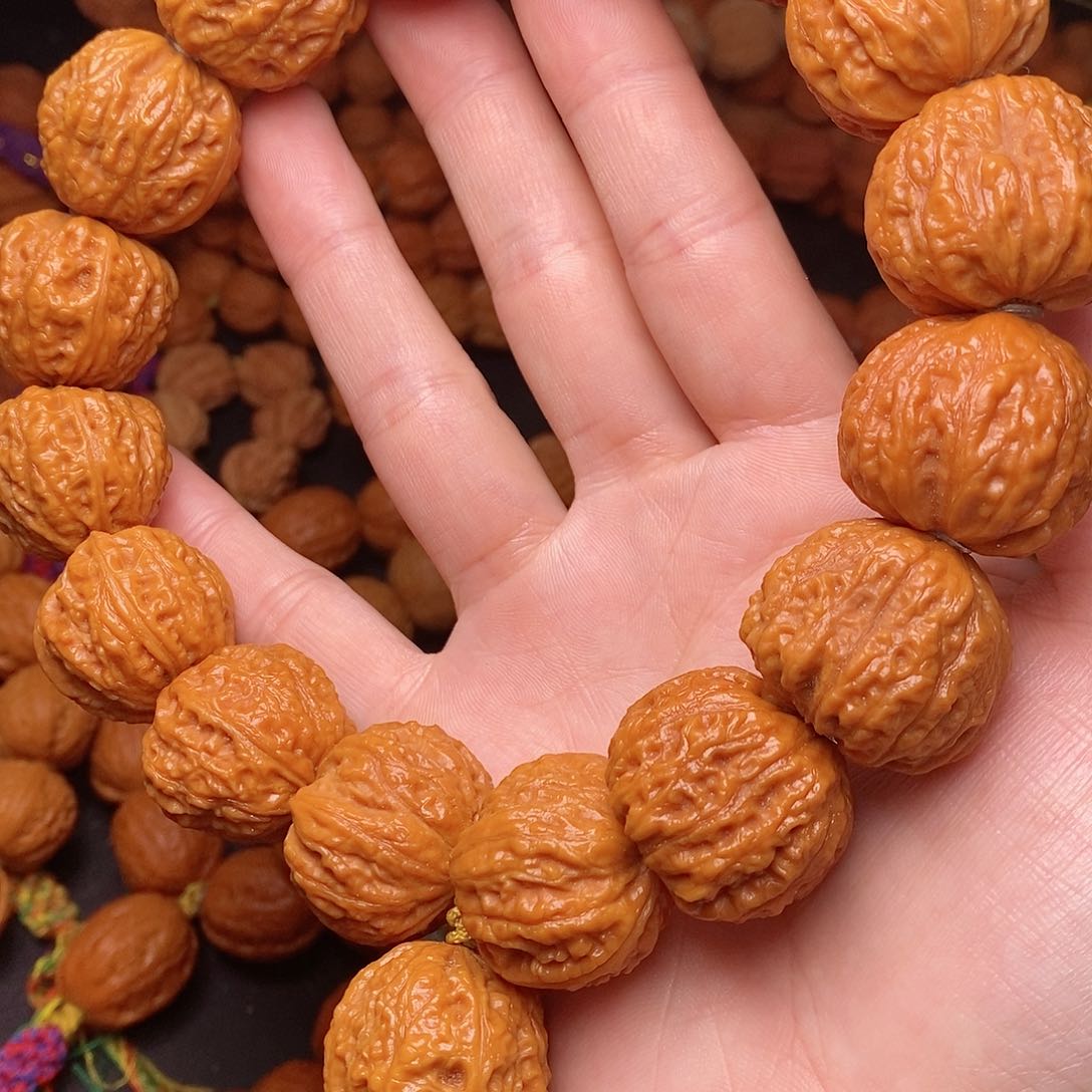 【闪购商品】文玩核桃吊坠荔枝纹方墩25