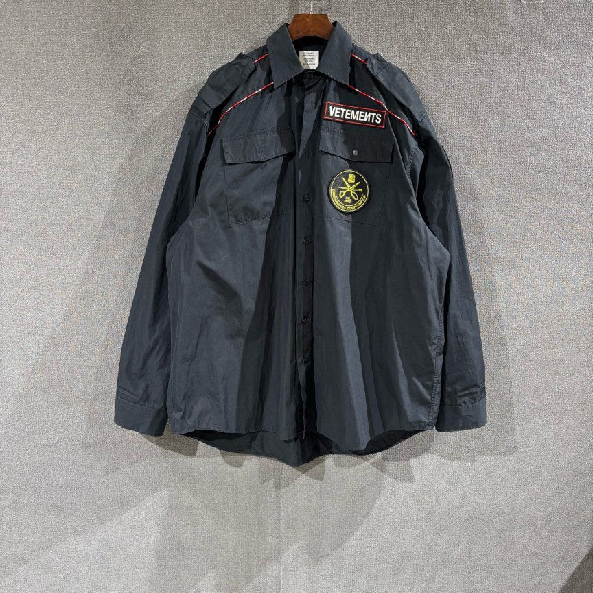 99新 maje Vetements（pm）麦当劳警官衬衫 xs码/3204