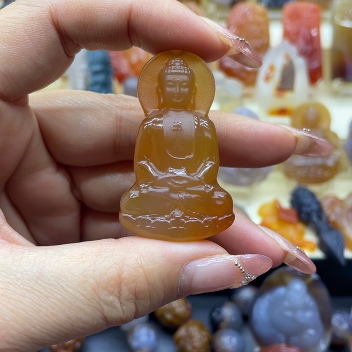 玛瑙/玉髓吊坠(赠链)未镶嵌好***双吊坠