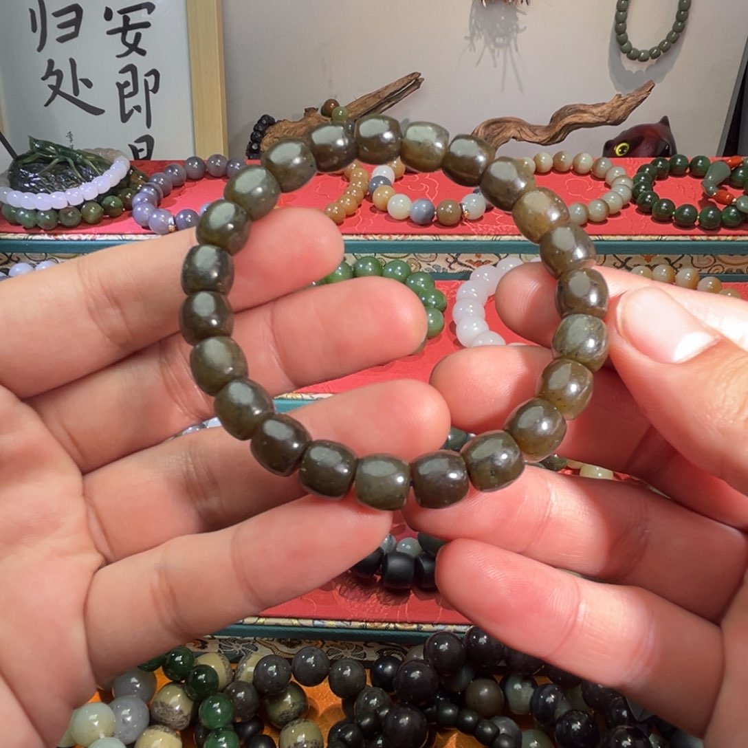 和田玉手链未镶嵌