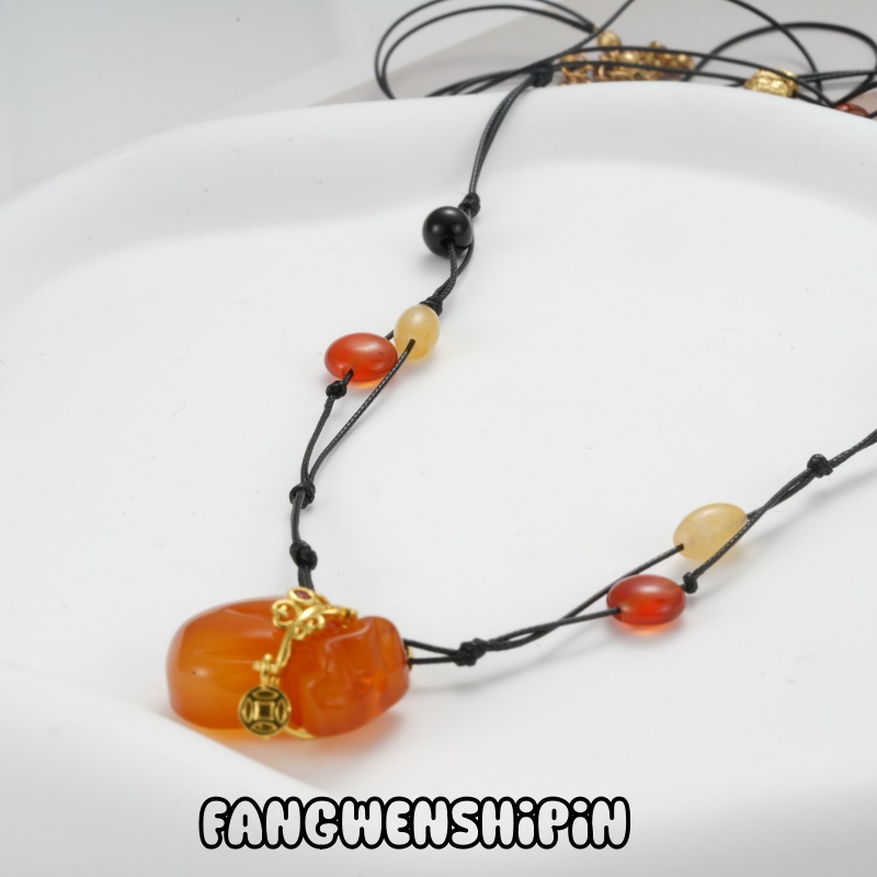 铜合金涤纶项链 铜合金项链 【镀K金】 4319（72+5cm）