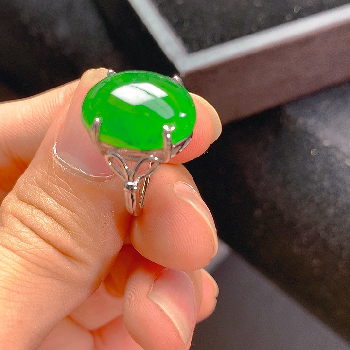 【闪购商品】翡翠银S925镶嵌颈饰翡翠翡翠