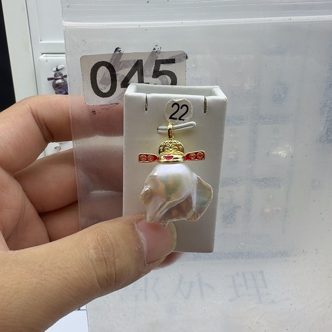 颈饰合金淡水珍珠