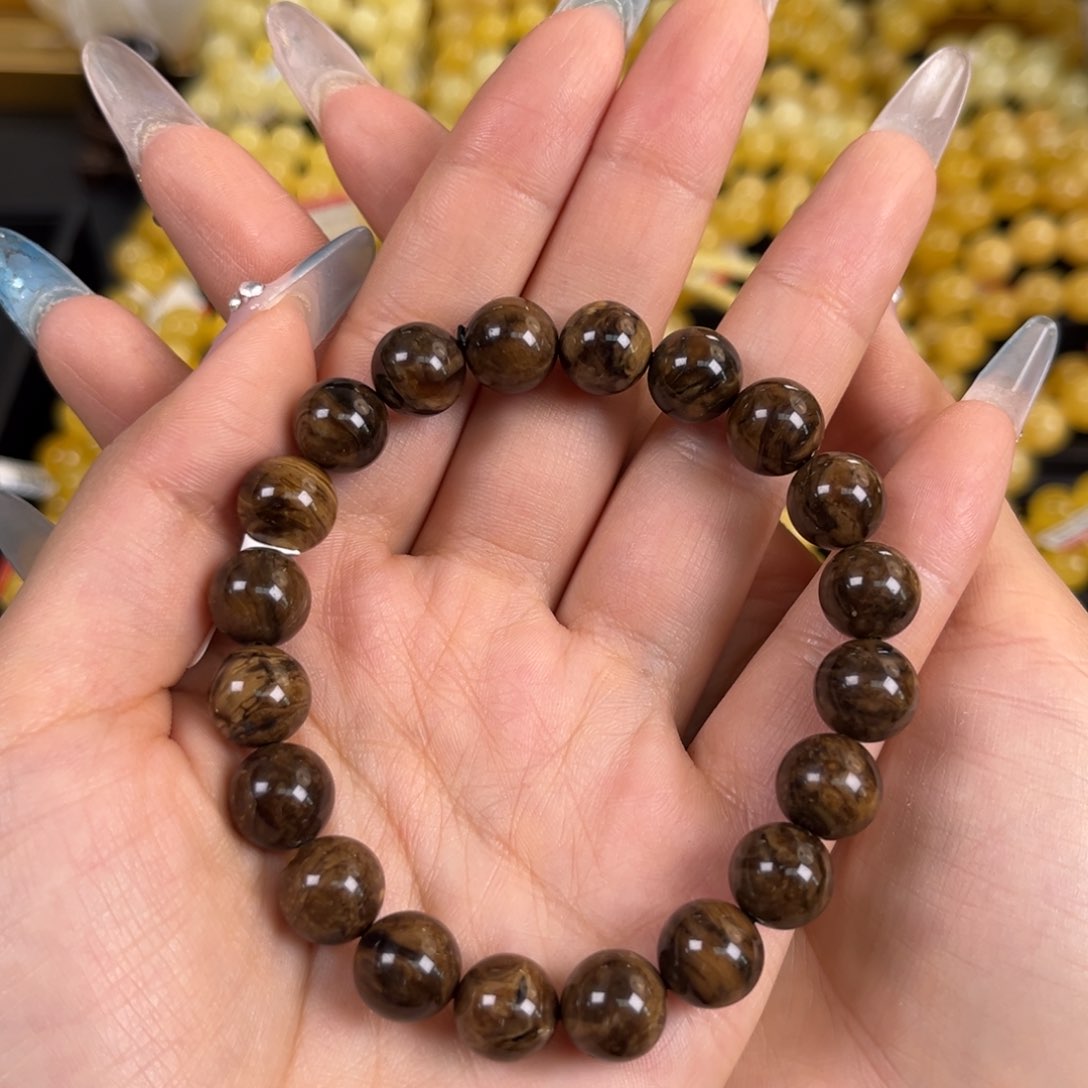 裸石琥珀未镶嵌黑根