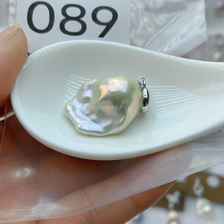 淡水珍珠颈饰银S925镶嵌