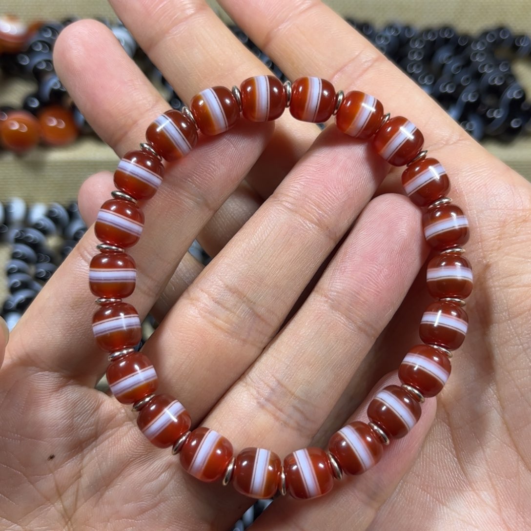 玛瑙/玉髓未镶嵌手链