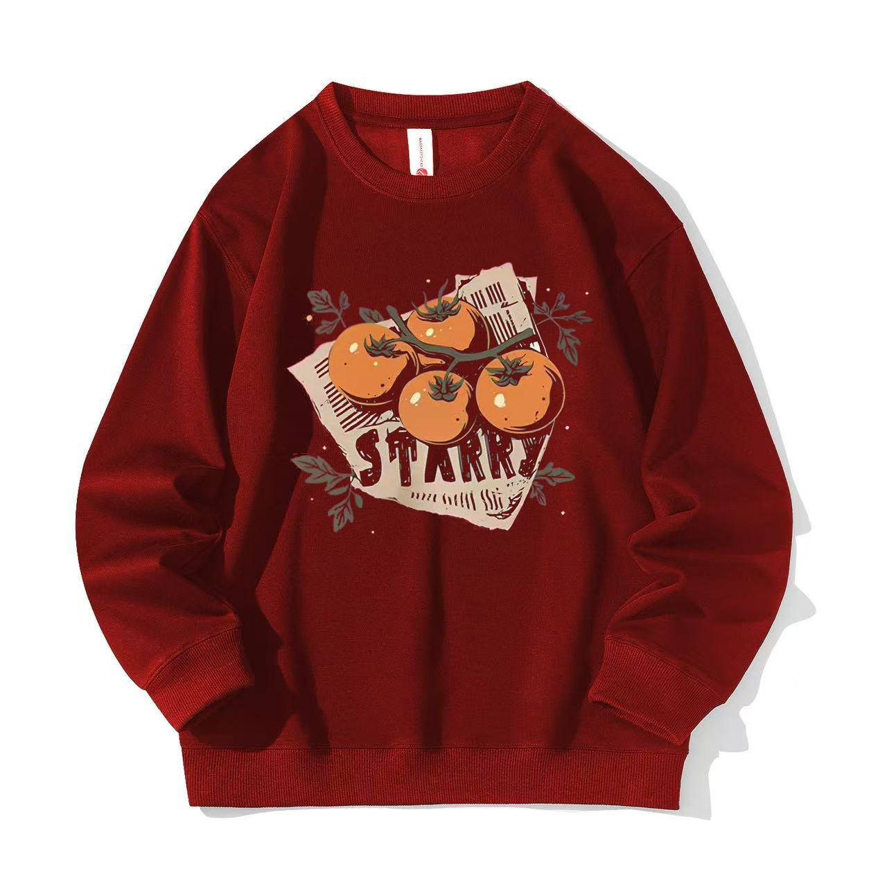 潮牌2026马年本命年卫衣长袖男秋冬重磅加绒情侣装新年红色衣服