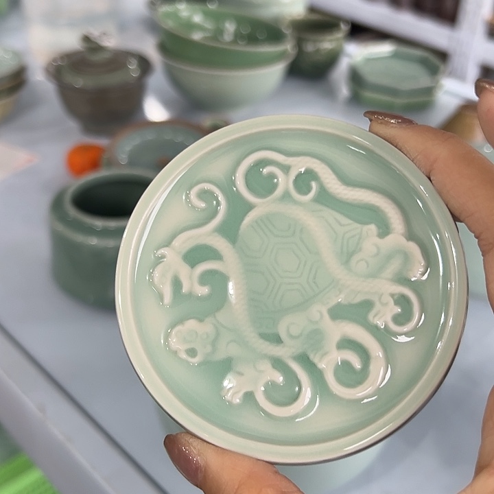 小米茶器龙泉青瓷