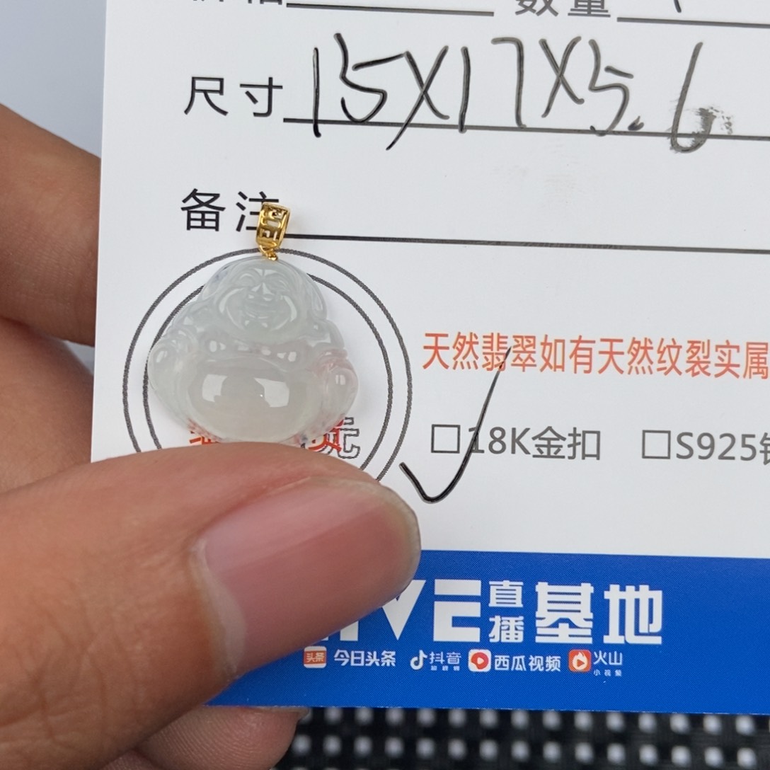 翡翠颈饰未镶嵌吊坠