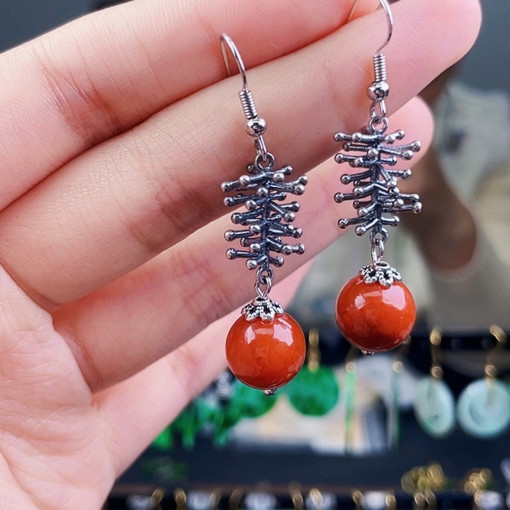 翡翠耳饰未镶嵌饰品