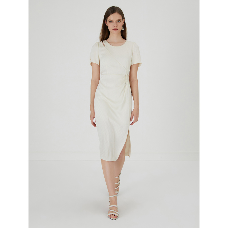 【小花】莱芙艾迪儿短袖连衣裙1E2L93140