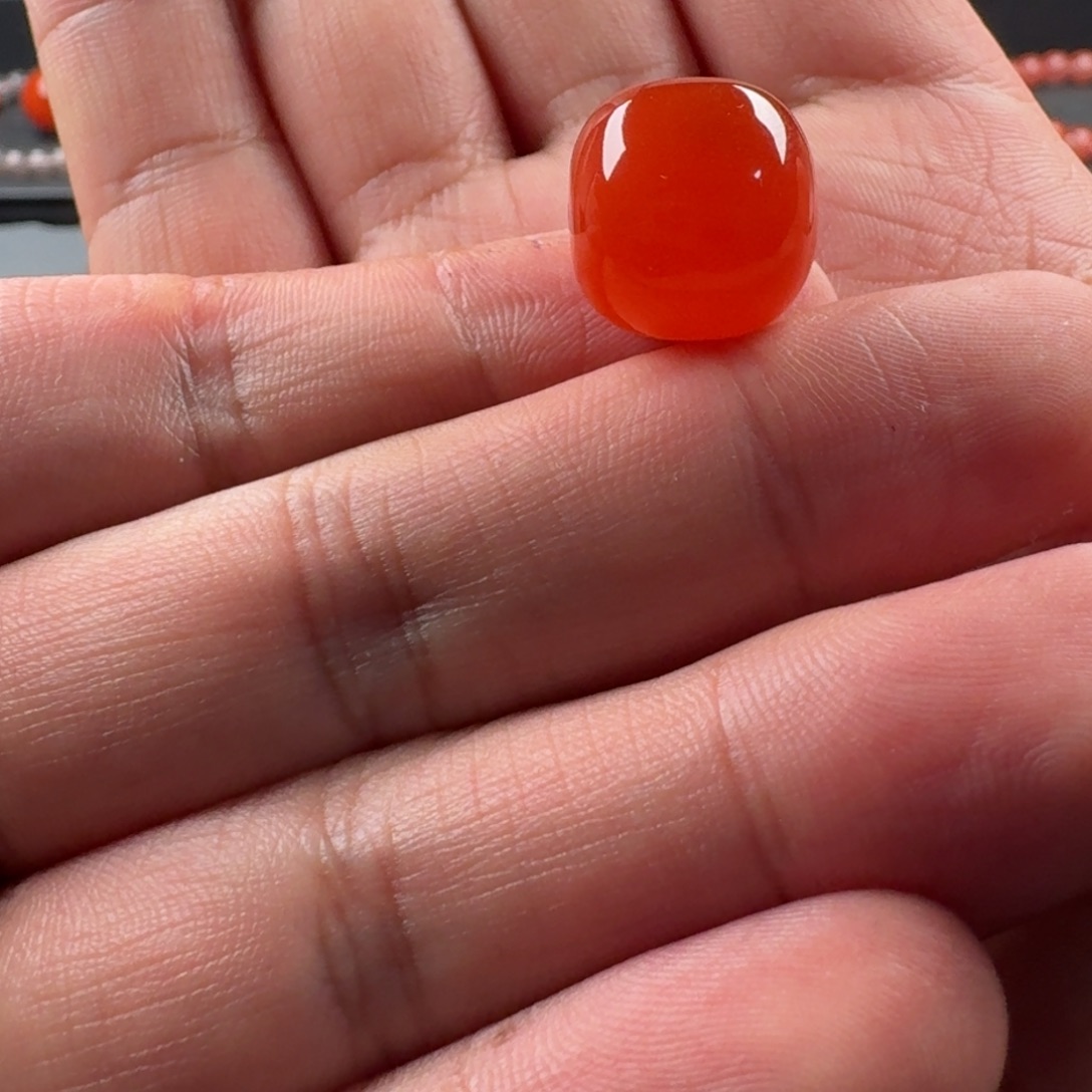 南红玛瑙未镶嵌老型15.2*14.2mm