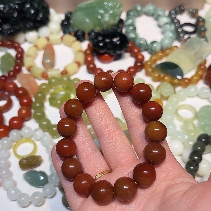 蛇纹石玉未镶嵌手串