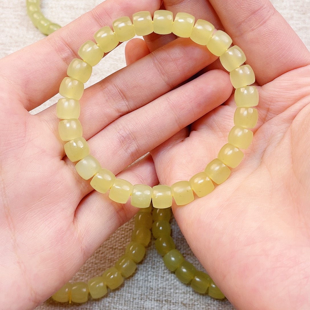 王***～和田玉未镶嵌手串