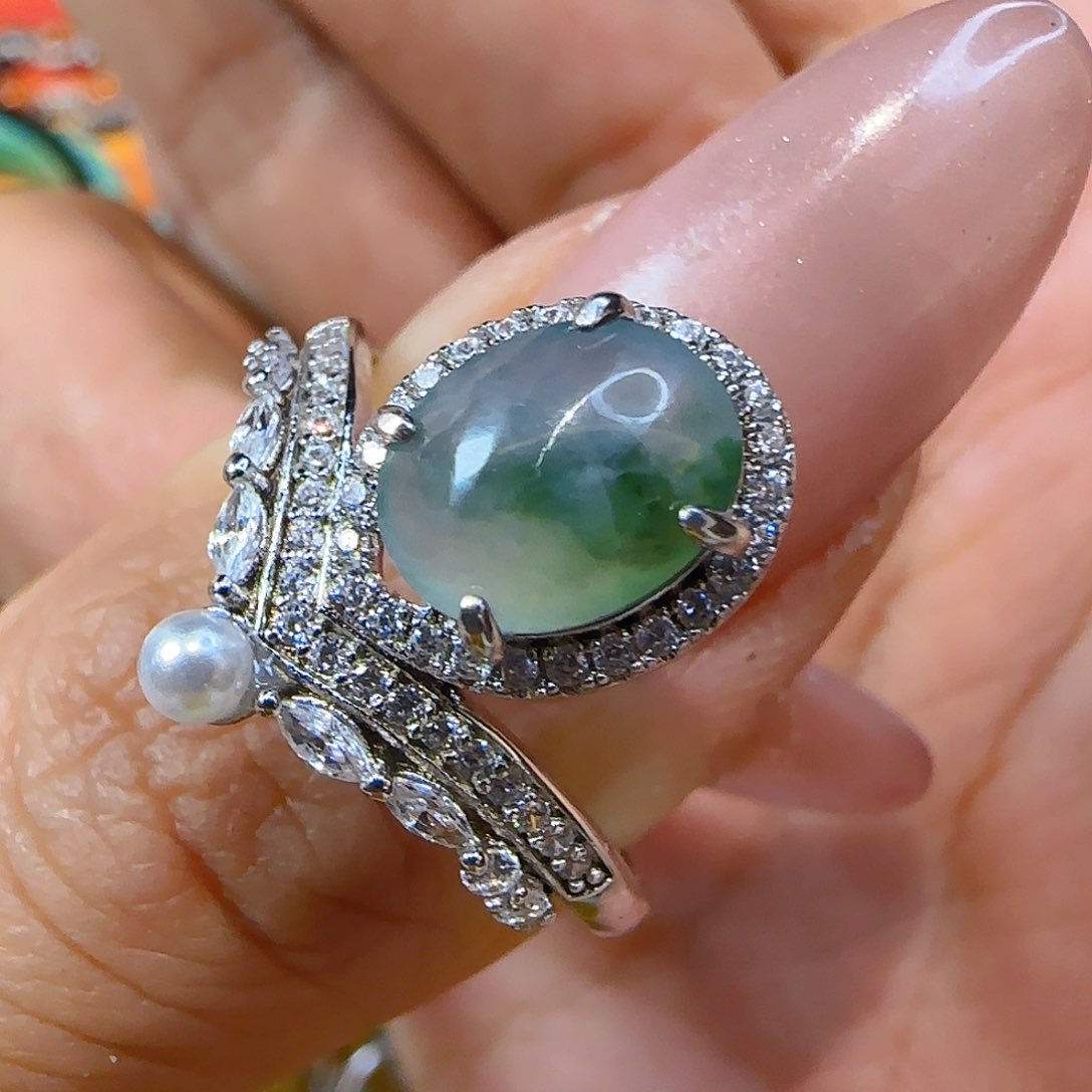 翡翠戒指未镶嵌翡翠138