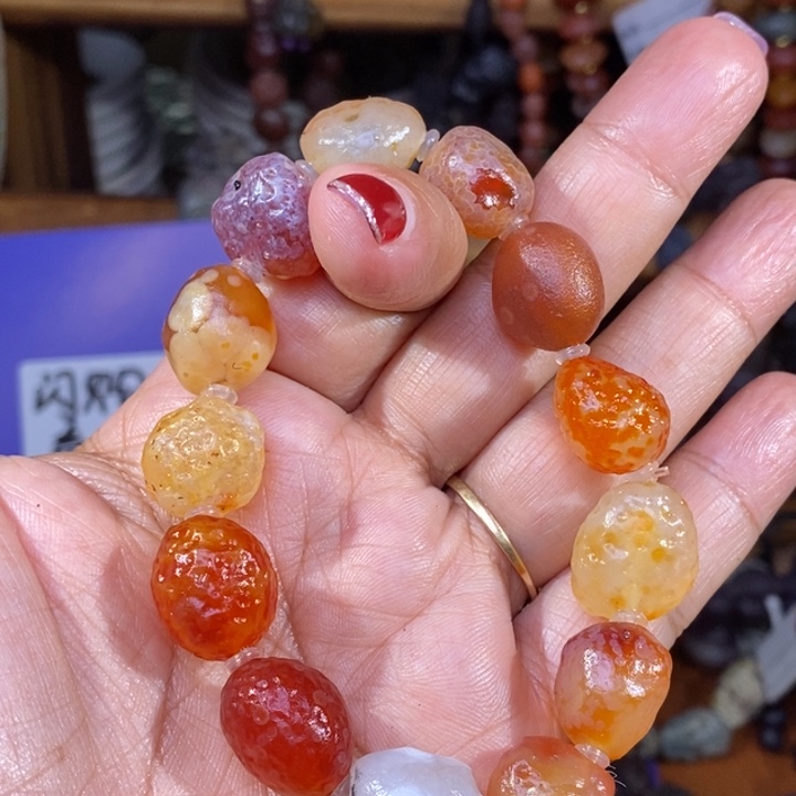 玛瑙/玉髓珠宝半成品未镶嵌