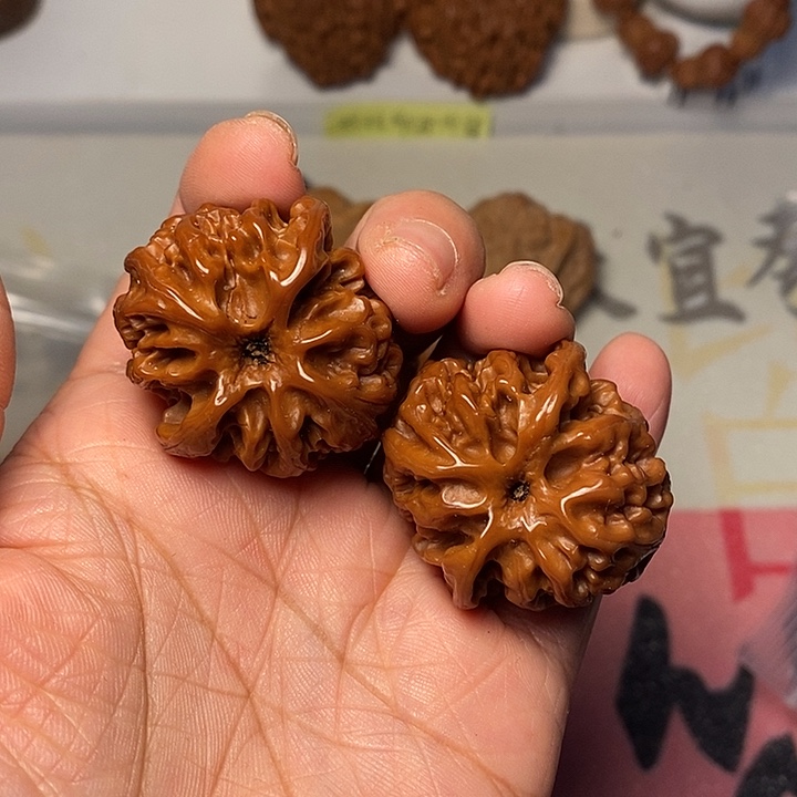 西***人把件文玩核桃小苹果