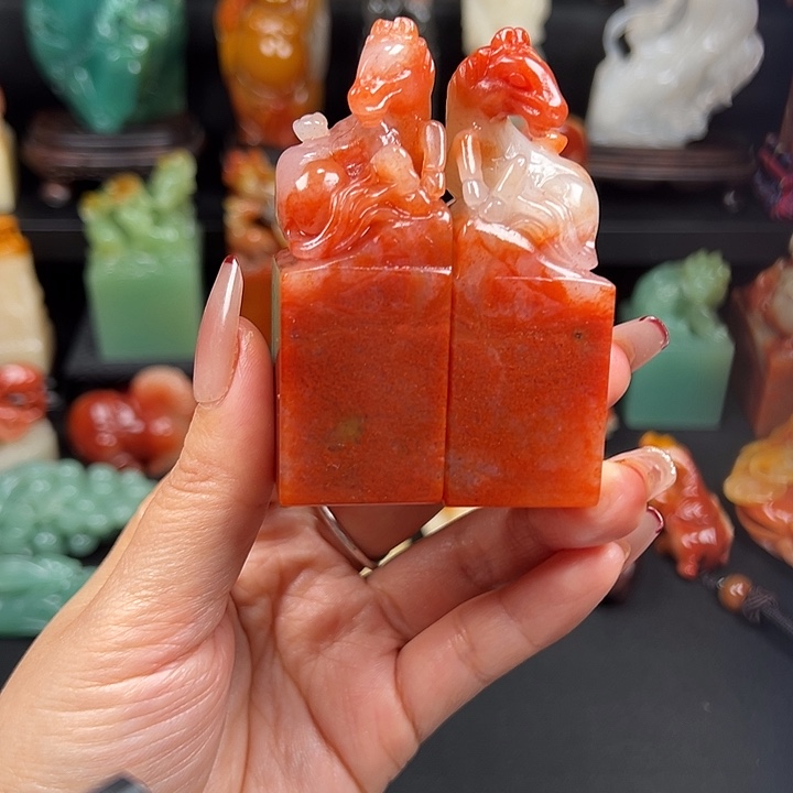 寿山石高山水冻石