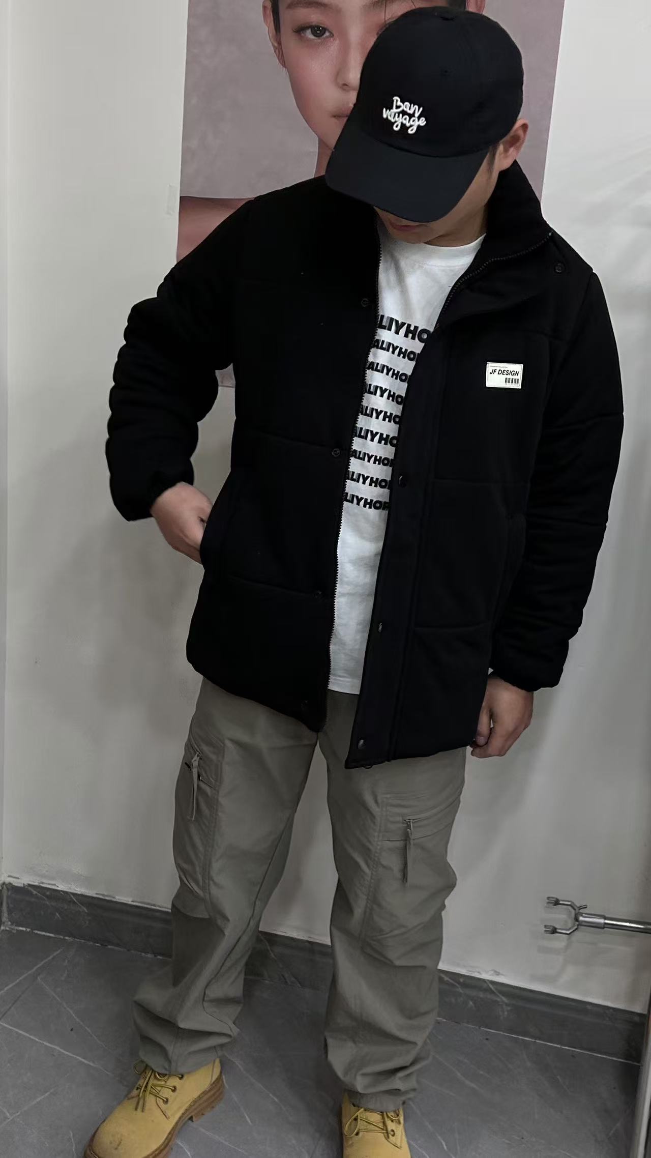 新款300克新疆棉男士立领棉花衣加厚保暖冬季潮流