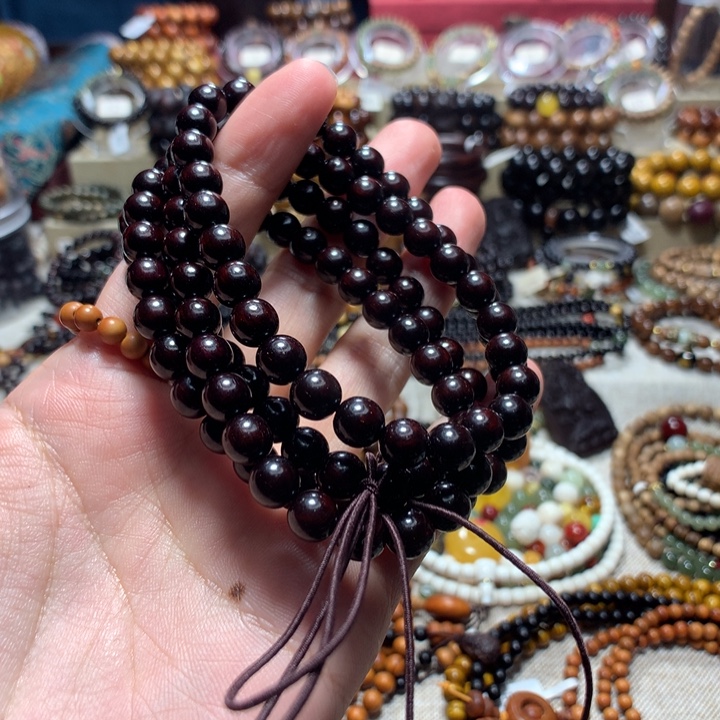 ****️小叶紫檀手串/手链6带星108颗
