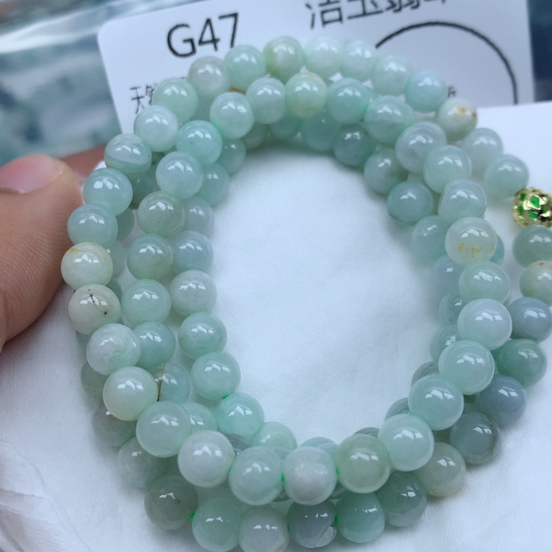 翡翠颈饰未镶嵌手串