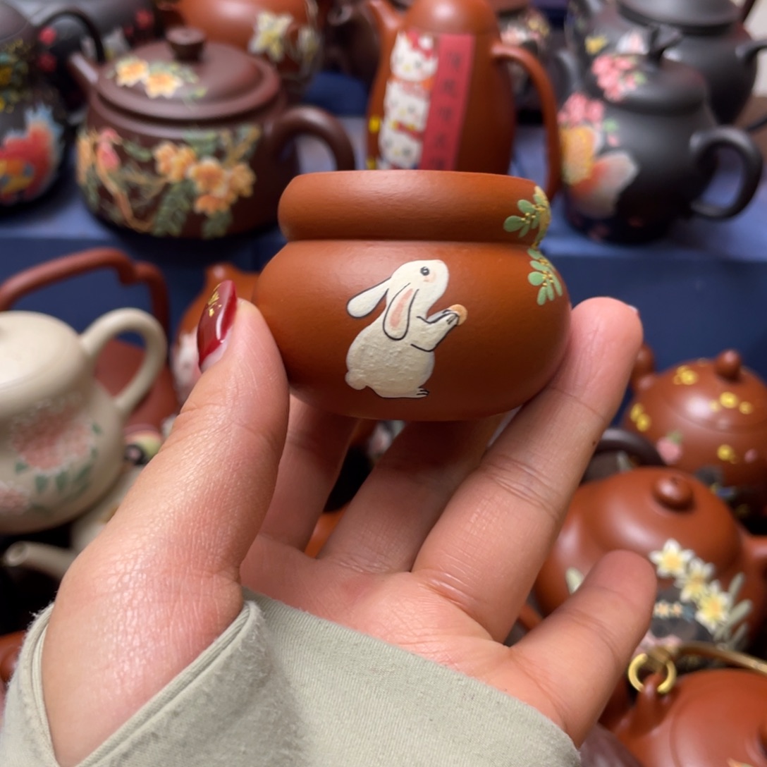 紫砂茶杯紫砂主人杯60cc